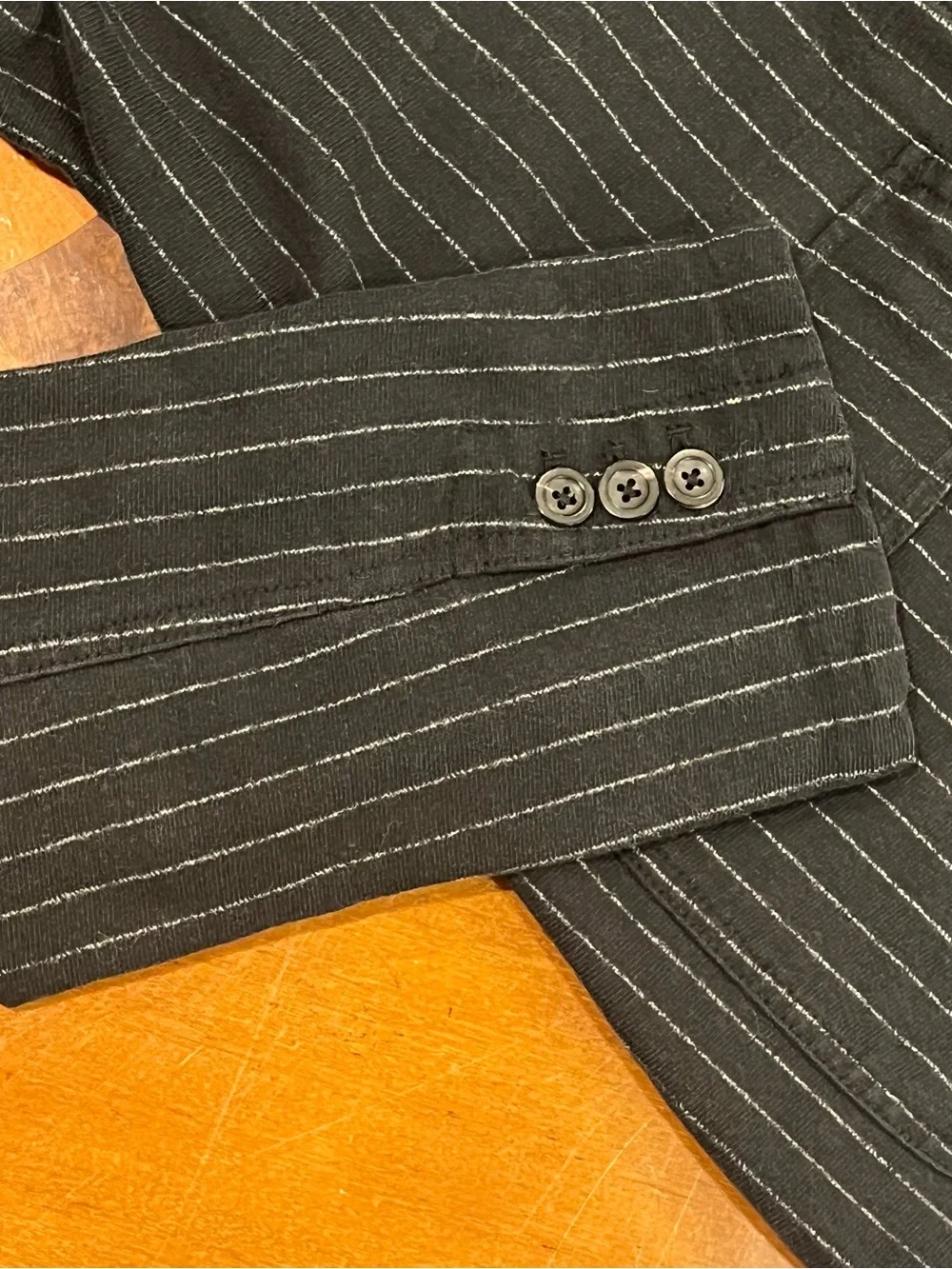NWT Ralph Lauren Cotton Knit Striped 3-Button Unstructured Blazer Flatiron Large